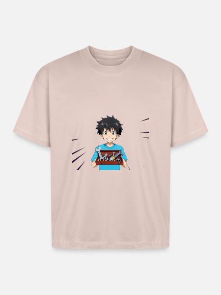 Toolbox Hero Kid - Boxy Fit Unisex T-Shirt - blush pink