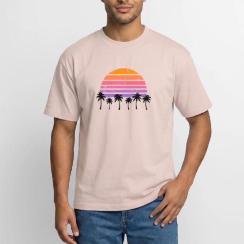 Tropical Sunset - Boxy Fit Unisex T-Shirt