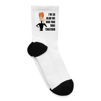 Best Friend, I'm So Glad We Had This Time Together - Tennis Socks - white - Right