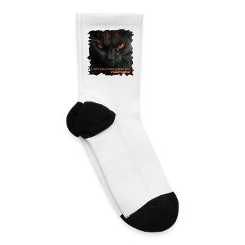 I don't have RBF, I'm just a bitch - Tennis Socks - white - Right