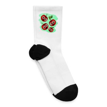 CHERRIES SURPRISE FAMILY - Tennis Socks - white - Right
