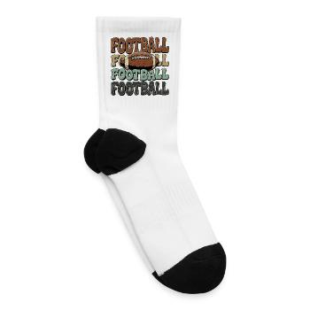 American Football Retro Vibes - Game Day - Tennis Socks - white - Right