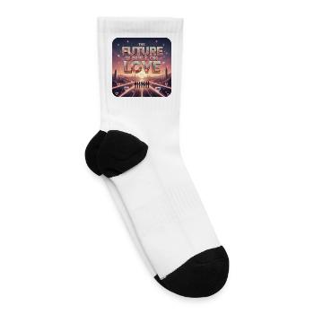 Future Is Built on Love - Tennis Socks - white - Right