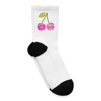 Cherry On Top That's Me - Tennis Socks - white - Right
