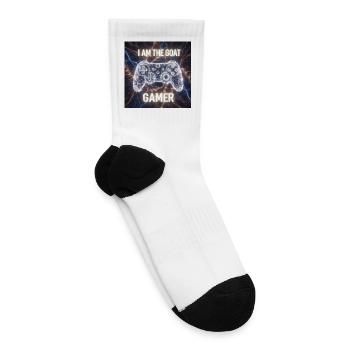 Crystal Core GOAT Gamer - Tennis Socks - white - Right