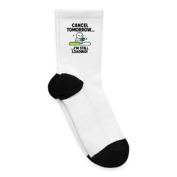 Funny lazy loading bar - Tennis Socks - white - Right