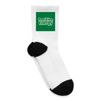 Positive Energy Retro Vibe - Tennis Socks - white - Right