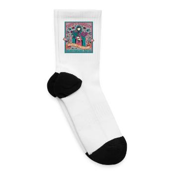 Cupid's Casualty Solitary Valentine - Tennis Socks - white - Right
