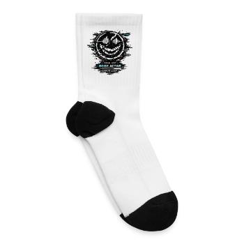Glitch Signal Noise Active - Tennis Socks - white - Right