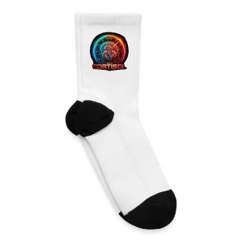 Neon Cortisol Circuit - Tennis Socks - white - Right