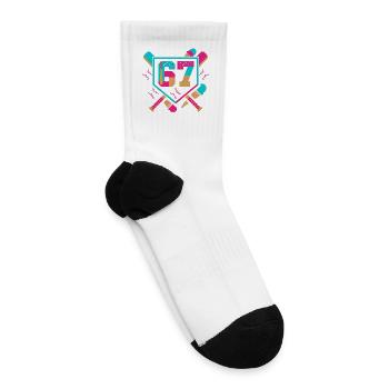 G7 Ice Cream Crest - Tennis Socks - white - Right