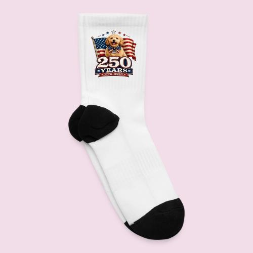 America 250 Dog Mom Goldendoodle - Tennis Socks