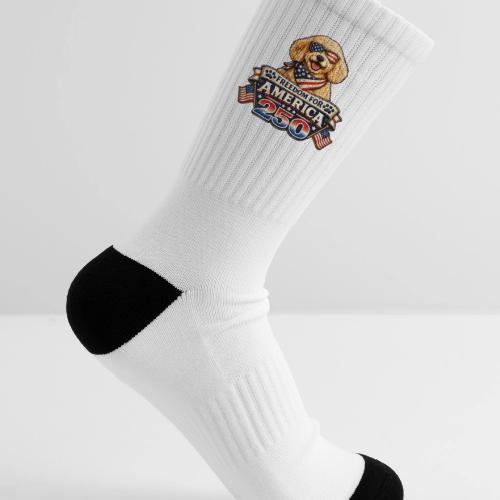 Freedom For America 250 Patriotic Goldendoodle - Tennis Socks
