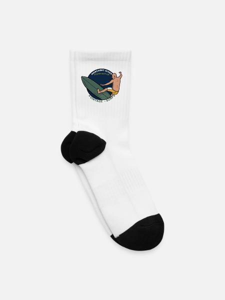 Vintage Margaret River Western Australia Surf - Tennis Socks - white