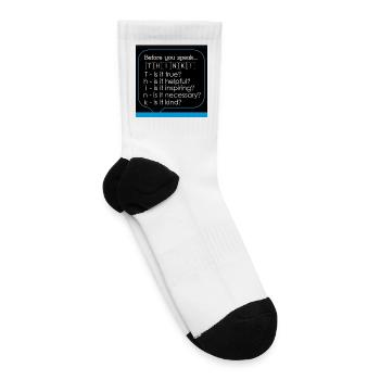 Before_You_Speak_3988x4000 - Tennis Socks - white - Right