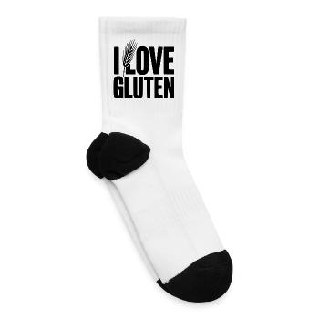 I Love Gluten - Tennis Socks - white - Right