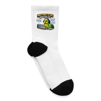 Meeting Echo Specialist Parrot - Tennis Socks - white - Right