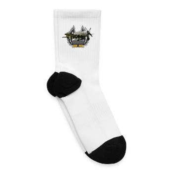 P-47 Thunderbolt - Tennis Socks - white - Right