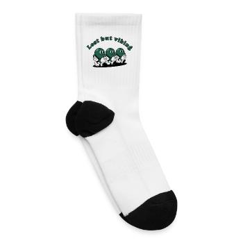 Lost But Vibing Retro Squad - Tennis Socks - white - Right