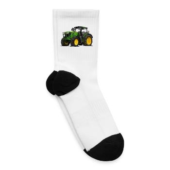 Tractor John - Tennis Socks - white - Right