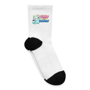 Tiny But Mighty Dragon - Tennis Socks - white - Right