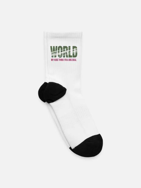 World: Dad's Big Deal Pride - Tennis Socks - white