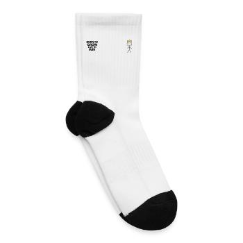 Born To Grow, Live To Win - Tennis Socks - white - Right