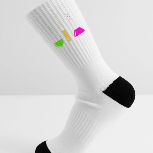 Colorful Chemistry - Tennis Socks