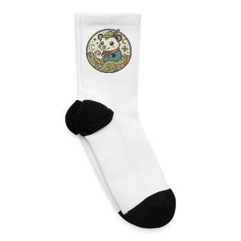 Celestial Mouse Voyager - Tennis Socks - white - Right