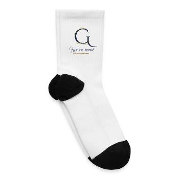 G Monogram Elegance Gift Note - Tennis Socks - white - Right