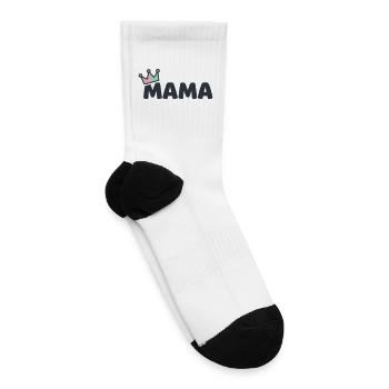 Mama Crown Queen Mothers Day Best Mom - Tennis Socks - white - Right