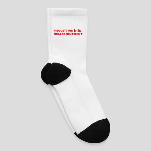 Pirouetting into Disappointment - Tennis Socks