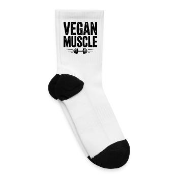 Vegan Muscle - Tennis Socks - white - Right