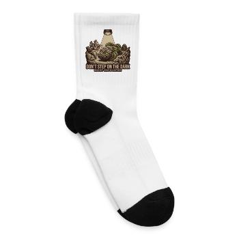 Ocean Life Art Collection - Tennis Socks - white - Right