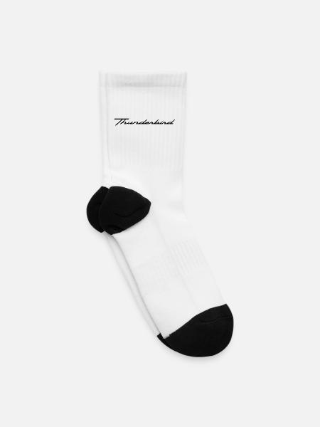 Thunderbird Script - Tennis Socks - white