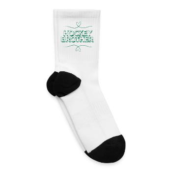 Hockey Brother Emblem - Tennis Socks - white - Right