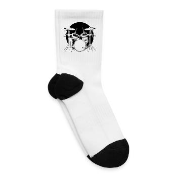 Drum Player Sketch - Tennis Socks - white - Right