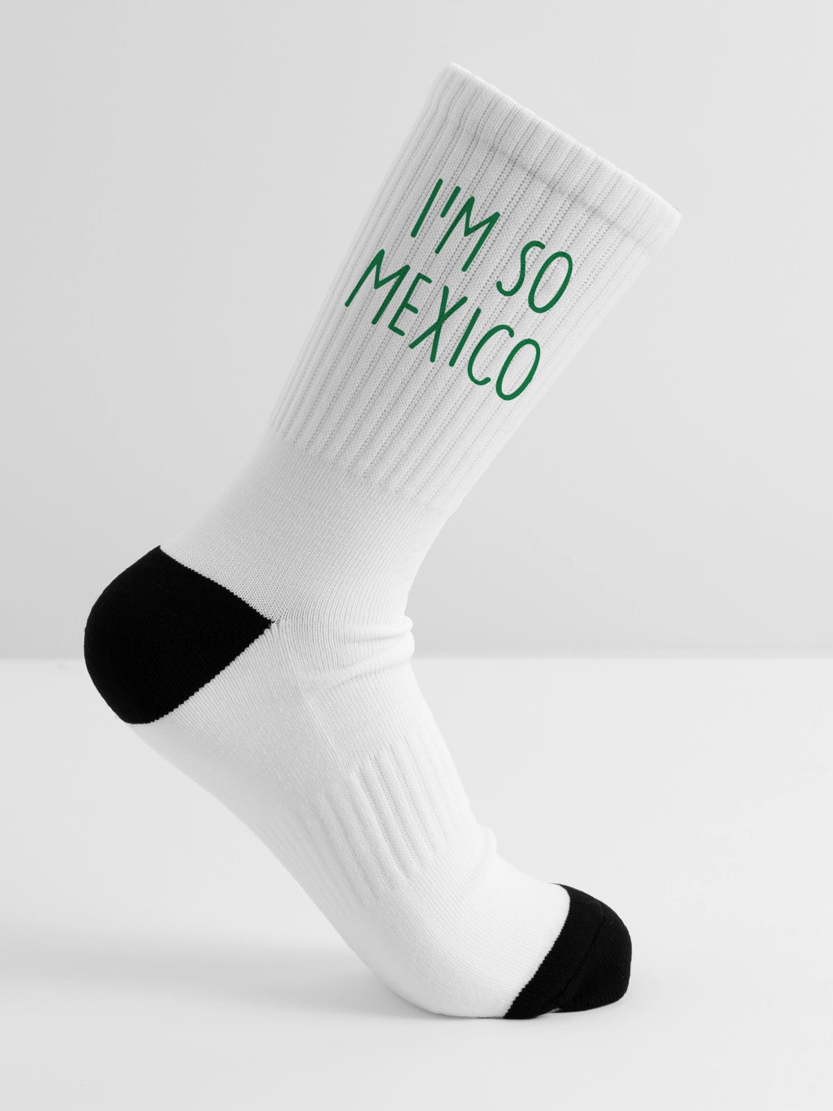 I'm so Mexico - Tennis Socks - white - Right