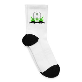 Go Touch Grass - Tennis Socks - white - Right
