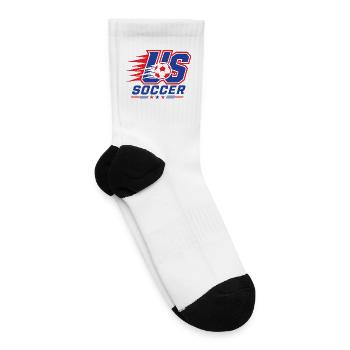 USA Soccer Bold Logo Tee - Tennis Socks - white - Right