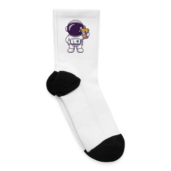 Cosmic Bubble Tea Astronaut - Tennis Socks - white - Right
