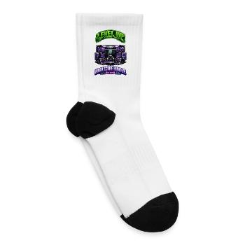 Level Up Neon Gamer Desk - Tennis Socks - white - Right