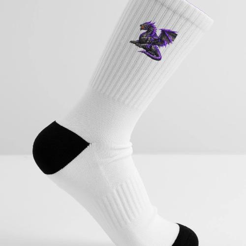 Neon Dragon at Rest - Tennis Socks