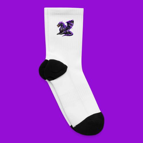 Neon Dragon at Rest - Tennis Socks