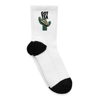 Got Tea Cactus Sneaker - Tennis Socks - white - Right