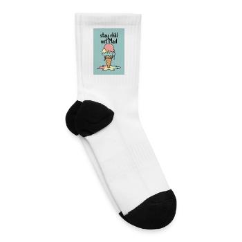 Stay Chill Ice Cream Meltdown - Tennis Socks - white - Right