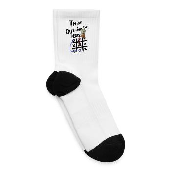 Think Outside The Box Cash - Tennis Socks - white - Right