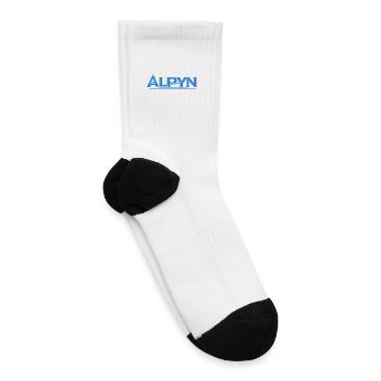 Alpyn Mountain Crest - Tennis Socks - white - Right