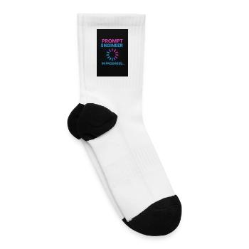 Prompt Engineer Loading - Tennis Socks - white - Right