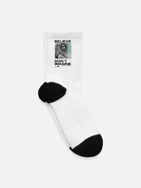 Colossal Idol with Pixel Shades - Tennis Socks - white